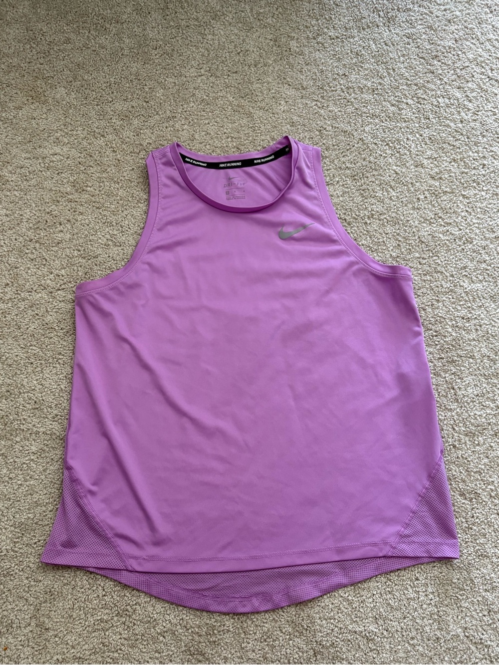 Nike Running Dri-FIT Purple Performance Tank Top – Women’s Medium